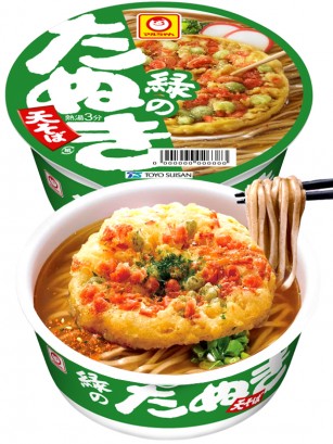 Fideos Soba de Miso y Tempura, Midori Tanuki | Maruchan 101g.