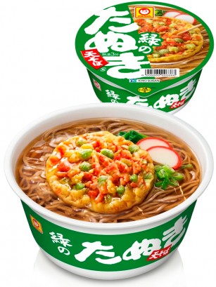 Fideos Soba de Miso y Tempura, Midori Tanuki | Maruchan 101g.