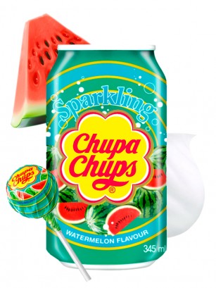 Refresco Coreano Sabor Chupa Chups Sandía 345 ml.