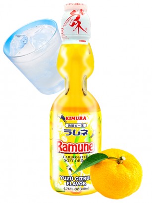 Soda Ramune Citrico Yuzu | Kimura 200 ml.
