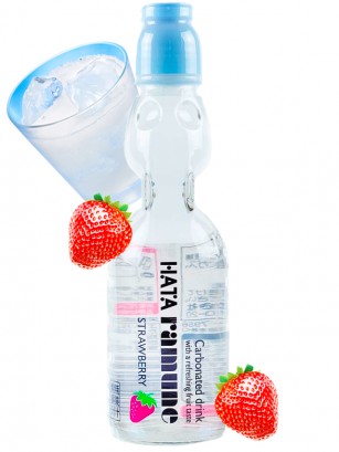 Soda Ramune Sabor Fresa | Clear 200 ml.