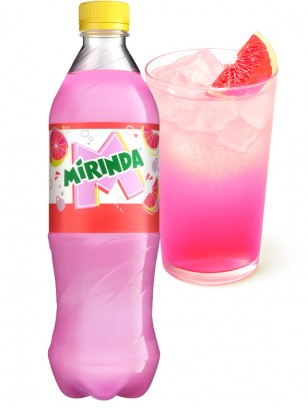 Refresco de Pomelo Rosa | Sin Azúcar | Mirinda 500 ml.