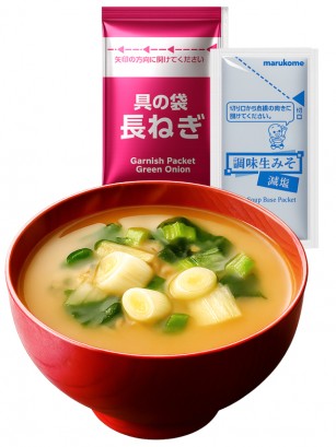Sopa Instantánea de Miso con Cebolleta | Baja en Sal | Formato Basic