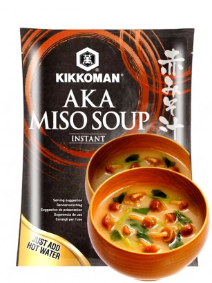 Sopa instantánea de Miso Rojo y Alga Wakame | Kikkoman