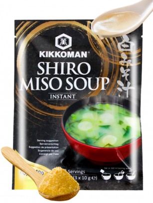 Sopa instantánea de Miso Blanco y Alga Wakame | Kikkoman