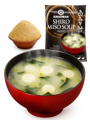 Sopa instantánea de Miso Blanco y Alga Wakame | Kikkoman