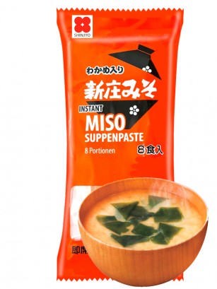 8 Raciones de Sopa instantánea de Miso | 160 grs.