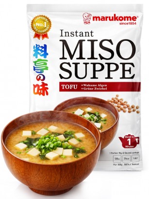 Sopa Instantánea de Miso Marukome y Tofu | 3 Raciones