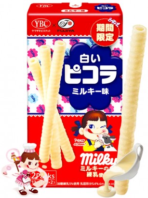 Sticks de Barquillos recubiertos de Crema Milkys de Pekochan | 58 grs.