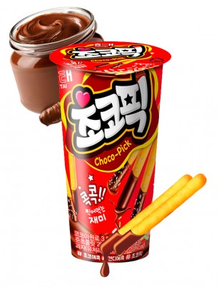 Sticks Cup Coreanos de Crema de Chocolate 45g.