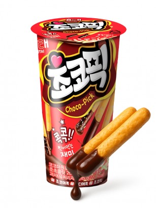 Sticks Cup Coreanos de Crema de Chocolate 45g.