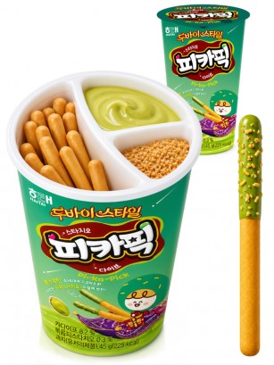 Sticks Cup Coreanos de Crema de Pistacho Dubai 45g.
