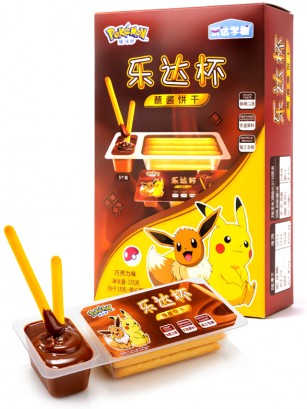 Sticks con Crema de Chocolate para Dipear | Pokémon 125g.