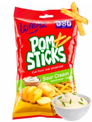 Sticks de Patata Sour Cream 85 grs.
