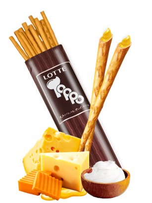 Sticks Toppo de Crema de Choco Blanco y 3 Quesos de Hokkaido | Pocket 36 grs.