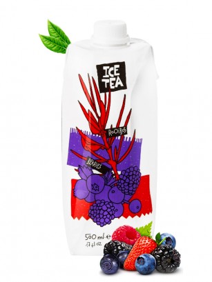Rooibos Helado de Frutas del Bosque 500 ml.