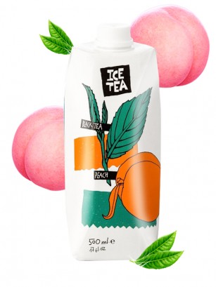 Té Negro Helado con sabor a Melocotón 500 ml.