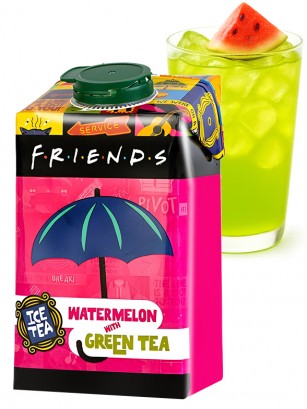 Té Verde Helado con sabor a Sandía | Edición Friends 500 ml.
