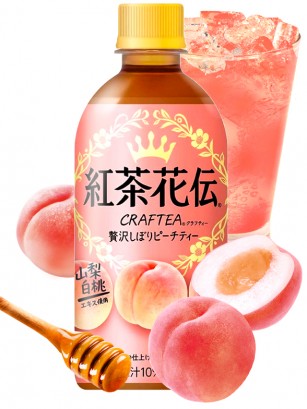 Bebida Té Negro y Melocotón Japonés (Momo) | Craftea Luxury 440 ml.