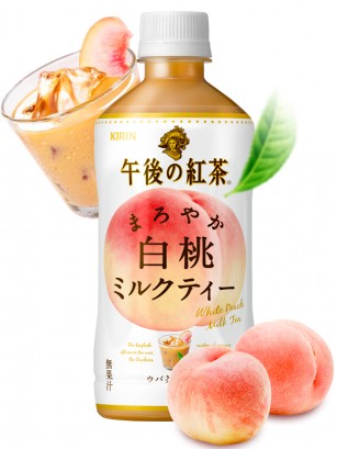 Té Latte con Melocotón Rosado Japonés Momo | Kirin Meister 500 ml.