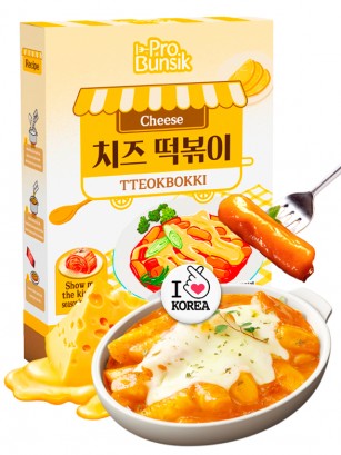 Topokki Coreanos Mild Spicy con Queso | Tteokbokki 343g.