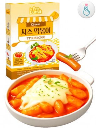 Topokki Coreanos Mild Spicy con Queso | Tteokbokki 343g.