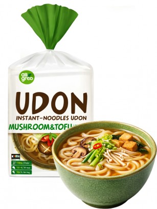 3 Raciones de Fideos Udon Coreanos Setas y Tofu