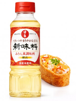 Vino Dulce de Arroz Mirin para Cocinar | Hinodeju Shinmiji 400 ml.