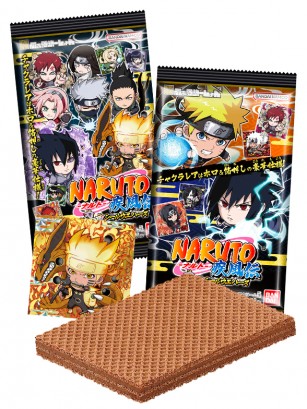 Wafer Doble Chocolate | Naruto Tokyo Ginza Essentials | Incluye Tarjeta