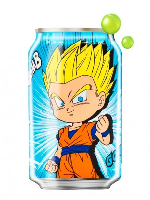 Agua Soda Sabor Uva Blanca | Ocean Bomb Edición Dragon Ball | Gohan 330 ml