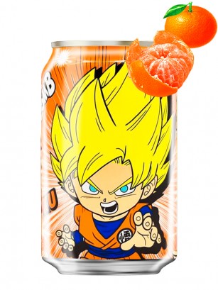 Agua Soda Sabor Naranja | Ocean Bomb Edición Dragon Ball | Goku 330 ml