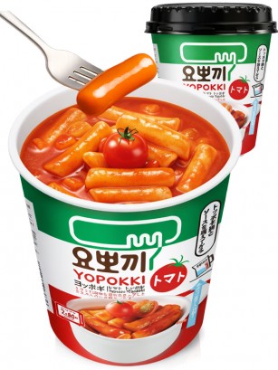 Topokki Coreanos Instantáneos con Tomate | Yopokki 120g.