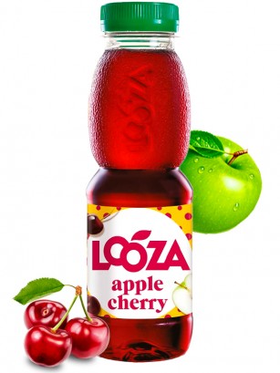 Zumo de Manzana y Cereza | Looza | 330 ml.