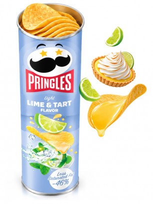 Pringles Sabor Tarta de Queso y Lima 110 g.