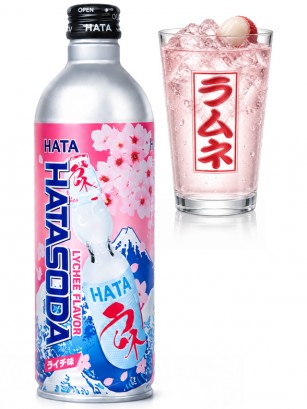 Soda Ramune de Lichi Hatasoda | Hata 500 ml