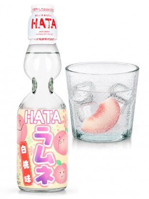 Ramune Sabor Melocotón Blanco | 200 ml.