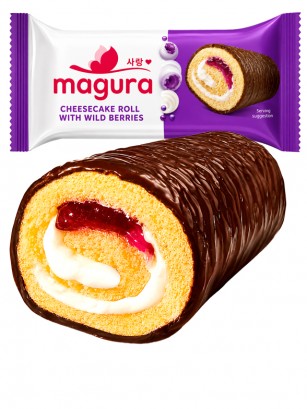 Roll Cheesecake y Frutos del Bosque | Magura 35 g