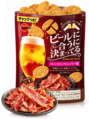 Galletitas de Arroz Senbei | Bacon y Pimienta | Bourbon 51 g