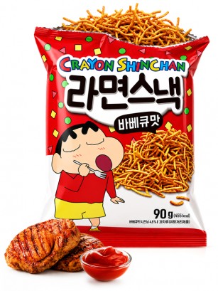Snack Crujiente de Ramen Sabor Barbacoa | Crayon Shin-chan 90 g