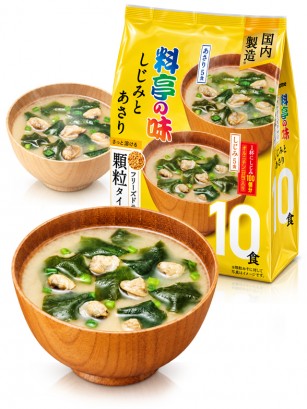 Sopas de Miso Shijimi y Asari | Marukome 10 Raciones (5+5)