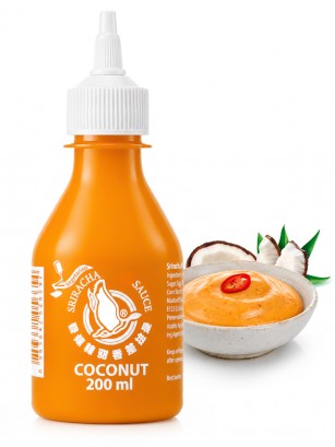 Salsa Sriracha Chili con Leche de Coco | HOT 200 ml.