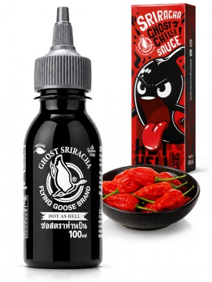 Salsa Sriracha Ghost Chili Extra Picante | Flying Goose 100 ml