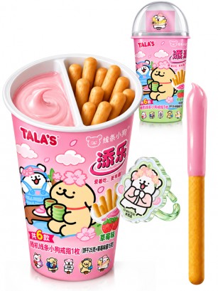 Sticks con Crema de Fresa y Anillo | TALA’S 35 g