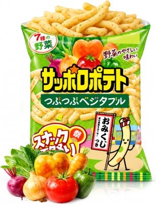 Sticks de Patata con 7 Vegetales | Calbee Tubu-Tubu 72g.