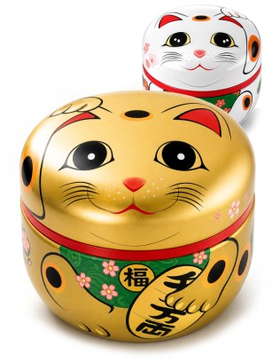 Té Verde Genmaicha Caja Maneki-neko | 2 Versiones 150 g