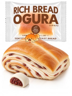 Bollo Tokyo Brioche Mil Capas de Azuki | Rich Bread 80g