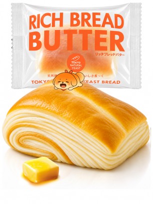 Bollo Tokyo Brioche Mil Capas de Mantequilla | Rich Bread 80g.