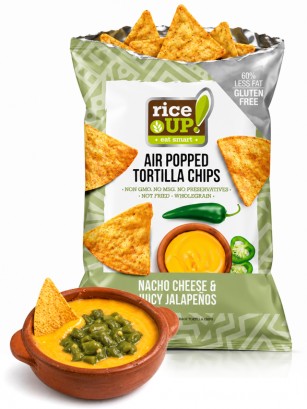 Tortillas Rice Up Nacho Jalapeño | Sin Gluten 60g