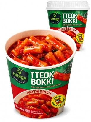 Tteokbokki (Topokki) Bibigo Picante Vaso 125 g
