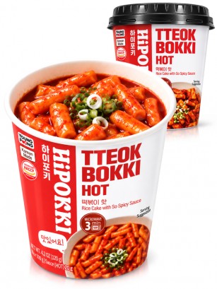 Tteokbokki (Topokki) Picante Cup | Hipokki 120 g